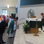 Blessing Mass with Bishop Noonan